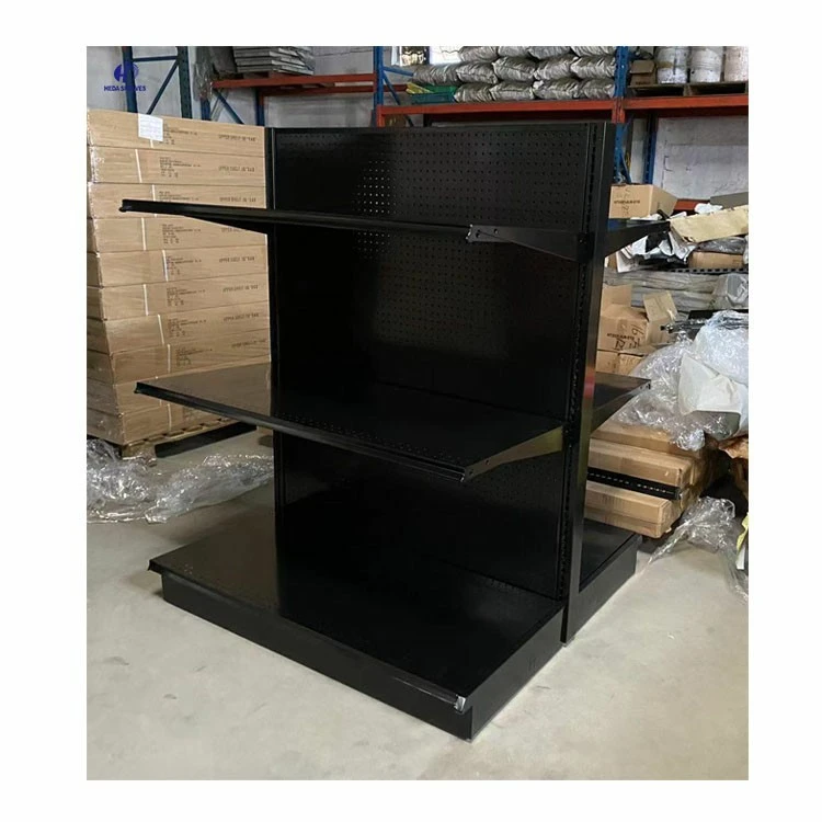 Lozier Black Supermarket Display Rack (2) Lozier Black Supermarket Display Rack (2)